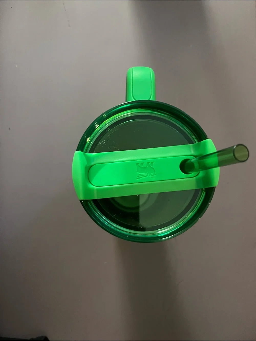 Brand new never used green Starbucks Stanley with straw